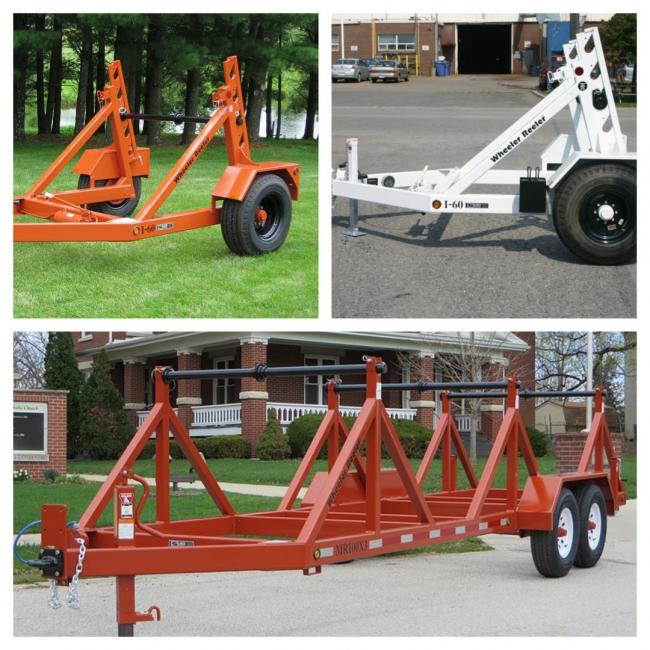 Single and multiple reel trailers from AMAC Equipment Limited in Richmond Hill, ON