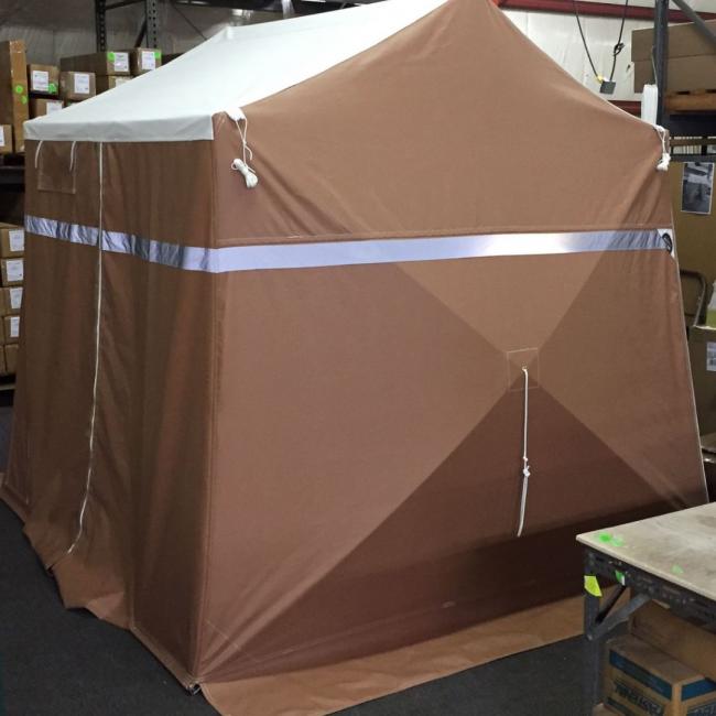Original Condux work tents from AMAC Equipment Limited in Richmond Hill, Ontario